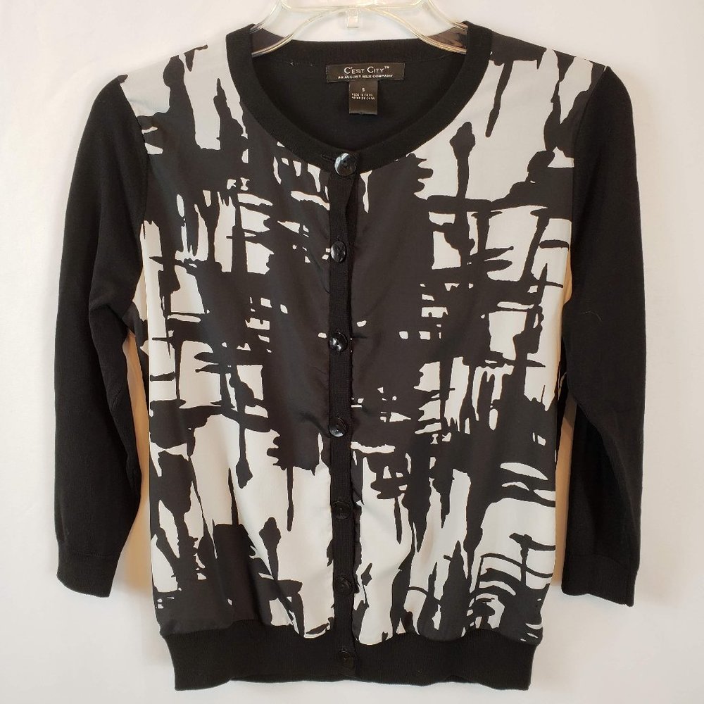 C'est City Silk blend sweater. Size S